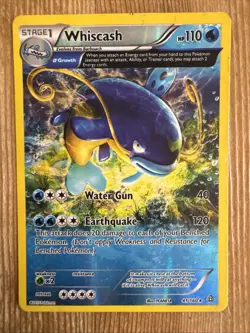 Pokemon TCG Whiscash 41/160 Reverse Holo Rare XY Primal Clash DMG - Image 1