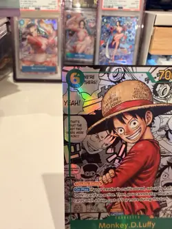 One Piece TCG OP13 Carrying On His Will Monkey D Luffy SEC Manga OP13-118 - Image 2