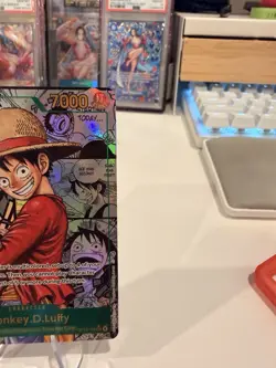 One Piece TCG OP13 Carrying On His Will Monkey D Luffy SEC Manga OP13-118 - Image 3