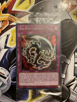 Yu-Gi-Oh! Red-Eyes Fang With Chain LDS1-EN021 Limited Edition Sealed - Image 1