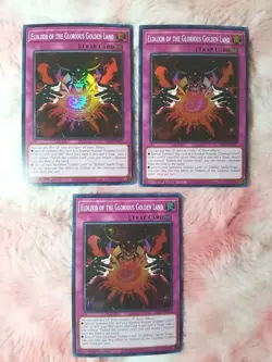 (3) YU-GI-OH! Eldlixir of the Glorious Golden Land ALIN-EN077 Alliance Insight - Image 1