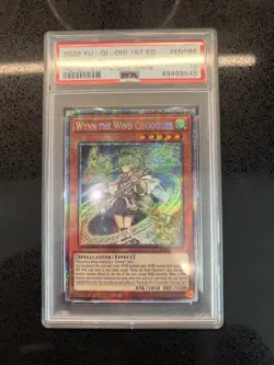 Yu-Gi-Oh! Wynn the Wind Channeler ROTD-EN086 First Edition Starlight Rare PSA 10 - Image 1