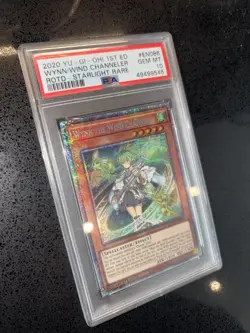 Yu-Gi-Oh! Wynn the Wind Channeler ROTD-EN086 First Edition Starlight Rare PSA 10 - Image 5