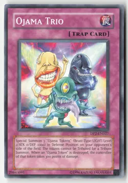 Yugioh - Ojama Trio DP2-EN027 Unlimited - Duelist Pack 2: Chazz Princeton - Image 1