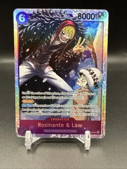 One Piece The Azure Sea’s Seven OP14-EB04 Rosinante & Law EB04-038 SR English - Image 1