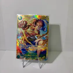 Monkey D. Luffy OP13-118 SEC Secret Rare Carrying On His Will One Piece TCG NM - Image 1