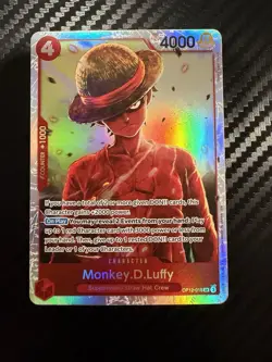 Onepiece Monkey D. Luffy OP12-015 Legacy of the Master SR Foil English - Image 1