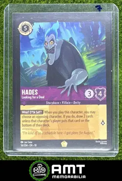 Hades Looking For a Deal Legendary Disney Lorcana Whispers in The Well 56/204 #7 - Image 1
