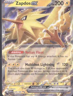 Zapdos ex Holofoil Promo SV: Scarlet & Violet Promo Cards 049 NM - Image 1