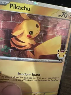 Pikachu - 051/162 Miscellaneous Cards & Products Holo Huge Burp Swirl - Image 2