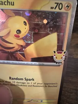 Pikachu - 051/162 Miscellaneous Cards & Products Holo Huge Burp Swirl - Image 4