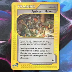 Pokemon TCG Apricorn Maker 121/144 Skyridge Uncommon Regular Trainer Card - Image 1