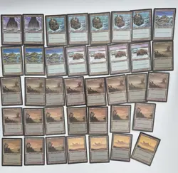 MTG Tempest Basic Land Lot - 80+ cards (LP To MP Condition) - Image 2