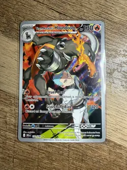 Pokemon TCG Destined Rivals Team Rockets Houndoom Card 191/182 NM-LP - Image 1