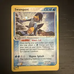 Pokemon Swampert EX TCG Ruby and Sapphire Holo Rare Card 13/109 - Image 1