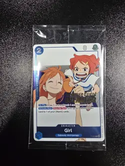 Girl (OP14 Release Event Winner) P-096 One Piece Promotion Cards Foil - Image 1