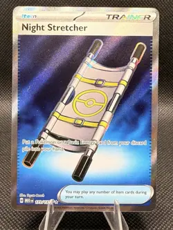 Night Stretcher Mega Evolution Holo Card 173/132 NM Condition Pokemon - Image 1