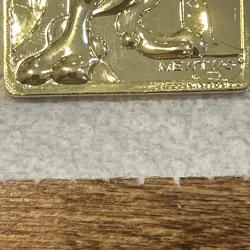 1999 Pokemon Mewtwo Gold Bar Card Limited Edition Burger King Gold Plated - Image 5