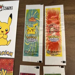 POKEMON MCDONALDS CARDS UNOPENED 2023/ TOPPS LOLLIPOPS STICKERS 1999 - Image 4