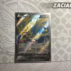 Pokemon TCG Zacian V SWSH Black Star Promos Holo Card SWSH292 NM Ultra Shine - Image 1