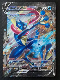 Pokemon TGC Greninja V Union Jumbo Card Holo Promo - Image 1