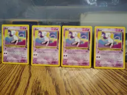 Pokemon Mew Black Star Promo #8 League X4 Cards - Image 1