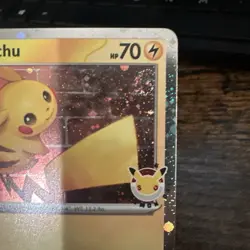 Pikachu - 051/162 Miscellaneous Cards & Products Holo Huge Tail Swirl - Image 1