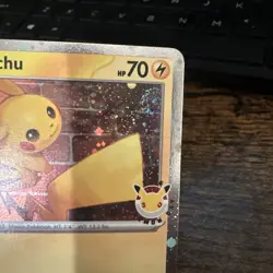Pikachu - 051/162 Miscellaneous Cards & Products Holo Huge Tail Swirl - Image 3