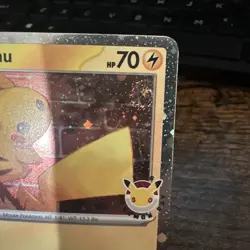 Pikachu - 051/162 Miscellaneous Cards & Products Holo Huge Tail Swirl - Image 4