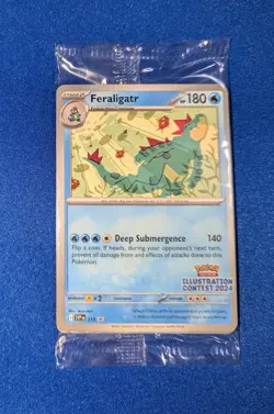 Pokemon Illustration Contest Promo Cards - Feraligatr Pikachu and Toxtricity - Image 1