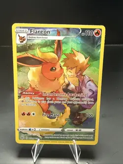 Pokemon Card - Flareon Brilliant Stars TG01/TG30 Ultra Rare - Image 1