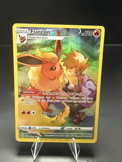 Pokemon Card - Flareon Brilliant Stars TG01/TG30 Ultra Rare - Image 2