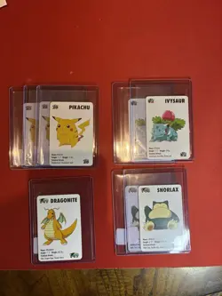 1998 KFC KFC Pokemon promo Card Lot 8 Cards as Pictured *read description - Image 1