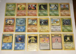WoTC Pokemon Card Lot - 38 Cards - Vintage - Raichu & Scyther Holos - Image 1