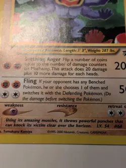 Machamp 43 Black Star Rare Promo Pokemon Card WOTC Light To Moderate Play - Image 3