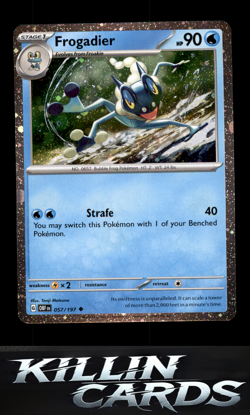 Frogadier 057/197 Uncommon SV03: Obsidian Flames Pokemon Card NM - Image 1
