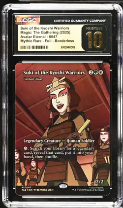CAPTAIN SISAY Avatar: TLA Suki of the Kyoshi Warriors Foil CGC Pristine 10 MTG - Image 1