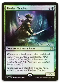 Tireless Tracker #233 (Foil) (NM) Shadows over Innistrad SOI Magic MTG - Image 1