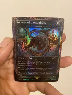 2023 MTG Magic the Gathering SLD Secret Lair Foil #1448 Rodents of Unusual Size - Image 1