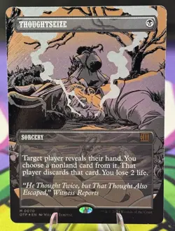 Thoughtseize (Textured Foil) Outlaws of Thunder Junction: Breaking News MTG NM - Image 1