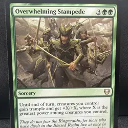 Overwhelming Stampede #192 (NM) (DSC) (Non-Foil) MTG Magic Lord of the Rings - Image 1