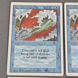 4x Blue Elemental Blast X4 MTG Revised Edition Magic The Gathering LP Playset - Image 2