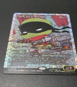 Dark Leo & Shredder (TMT 0299) - Fracture FOIL Showcase - Image 3