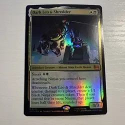 Dark Leo & Shredder FOIL Teenage Mutant Ninja Turtles MTG MINT 🔥 - Image 1