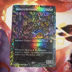 Bebop & Rocksteady - 204 - MTG: Teenage Mutant Ninja Turtles - Borderless foil - Image 1