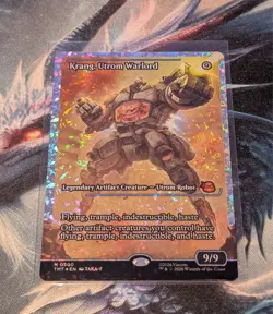 Magic The Gathering T.M.N.T. Krang, Utrom Warlord (S) Fracture Foil M/NM - Image 1