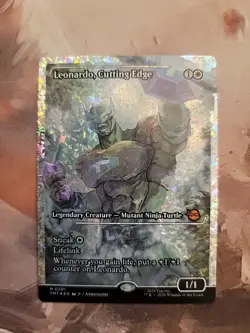 Leonardo, Cutting Edge (fracture foil) **FREE SHIPPING** PACK FRESH!!! - Image 1