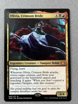 Olivia, Crimson Bride Innistrad: Crimson Vow 245 LP - Image 1
