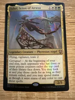 MTG Ixhel, Scion of Atraxa Phyrexia: All Will Be One Commander 001/028... - Image 1