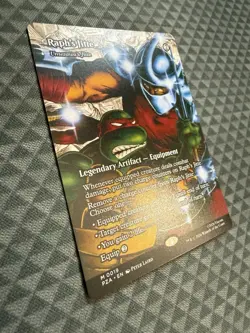 MTG Raph’s Jitte #0019 Borderless Mythic TMNT Source Material (PZA) - Image 2